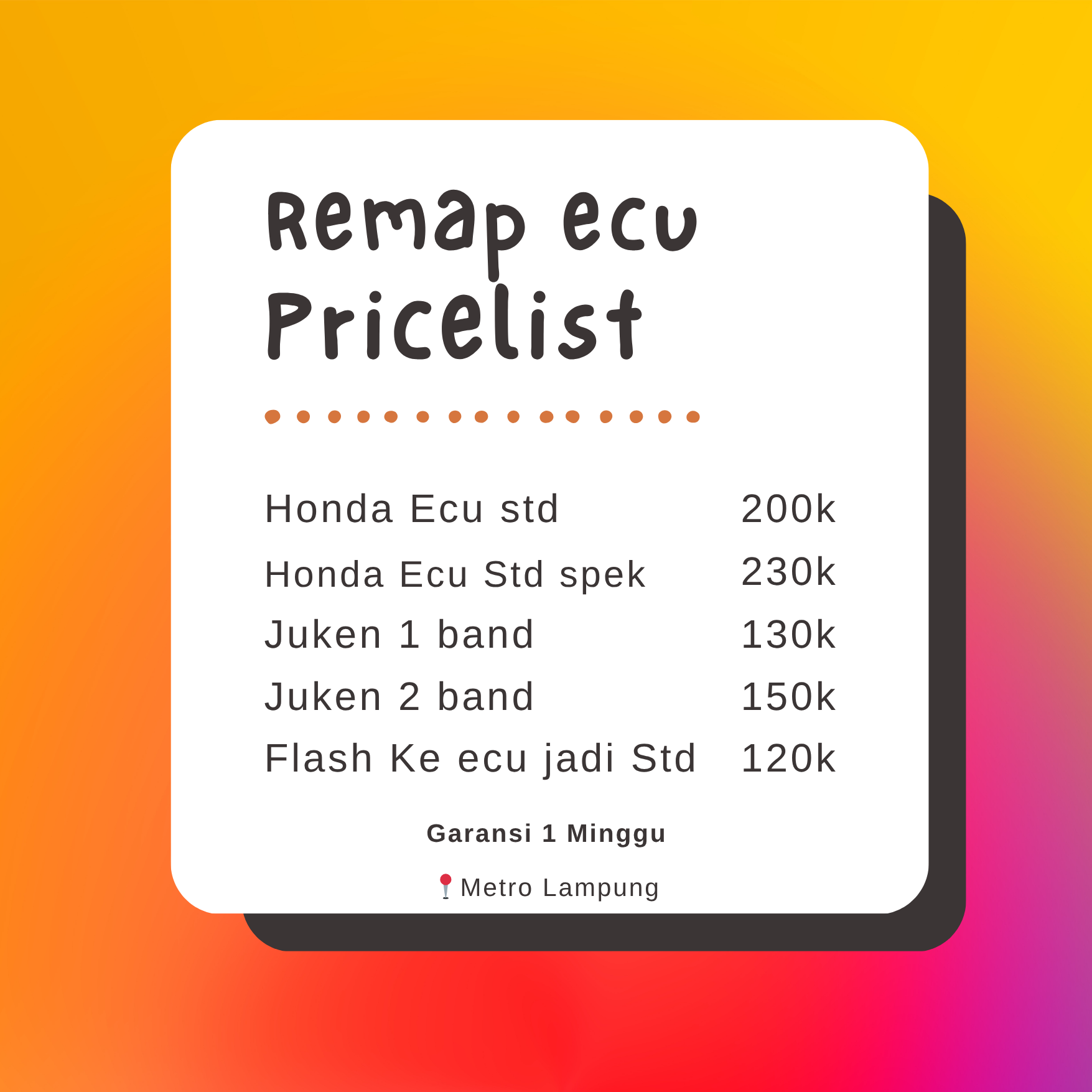 Remap ECU All Honda